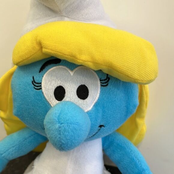 The Smurfs Smurfette Plush Doll 16” Nanco 2010 w/Tag Toy Stuffed Retro 80s - Picture 2 of 7